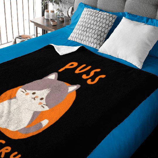 Cat don't cry Baby Blankets