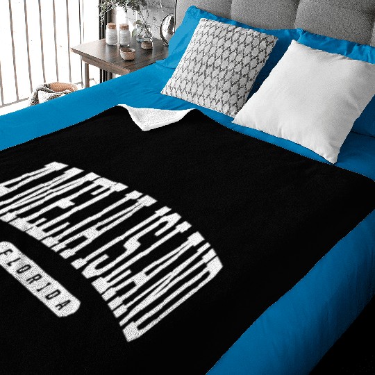 College Style Amelia Island Florida Baby Blankets