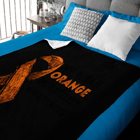 We Wear Orange Infertility Awareness Baby Blankets