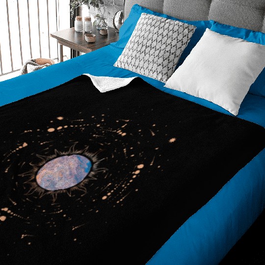 Lost in the Stars design Baby Blankets