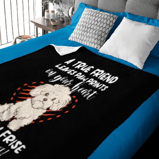 A True Friend Leaves Paw Prints On Your Heart Baby Blankets