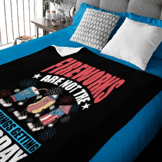 Fireworks are not the only things getting lit Baby Blankets