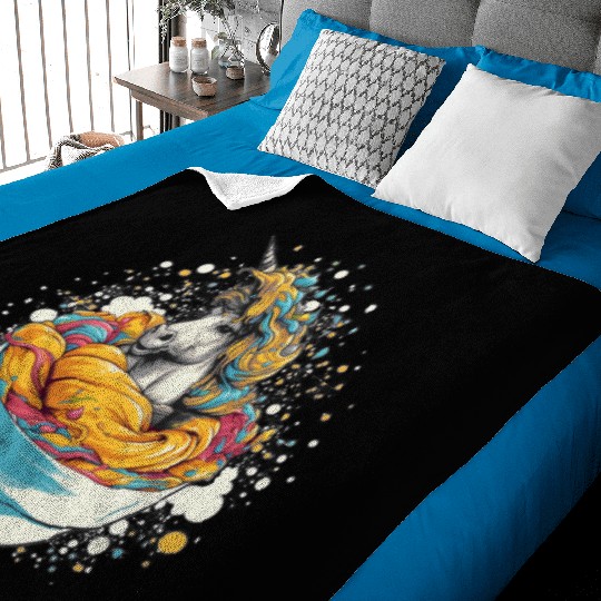 Unicorn Ice Cream Baby Blankets