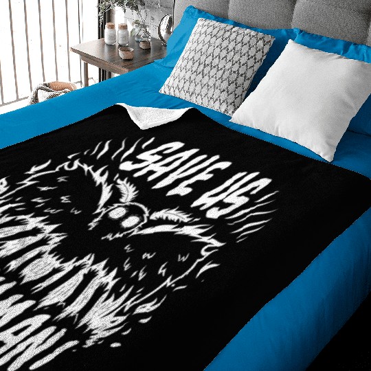 Save Us Mothman Baby Blankets