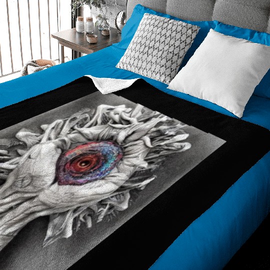 Psychedelic imagination Who am I, where am I? Baby Blankets