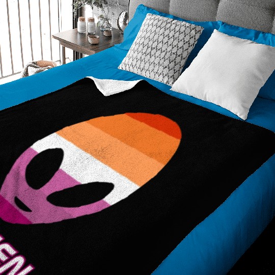 Lesbien aka lesbian alien Baby Blankets