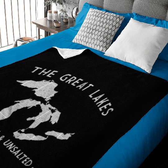 Great Lakes Shark Free And Unsalted Baby Blankets