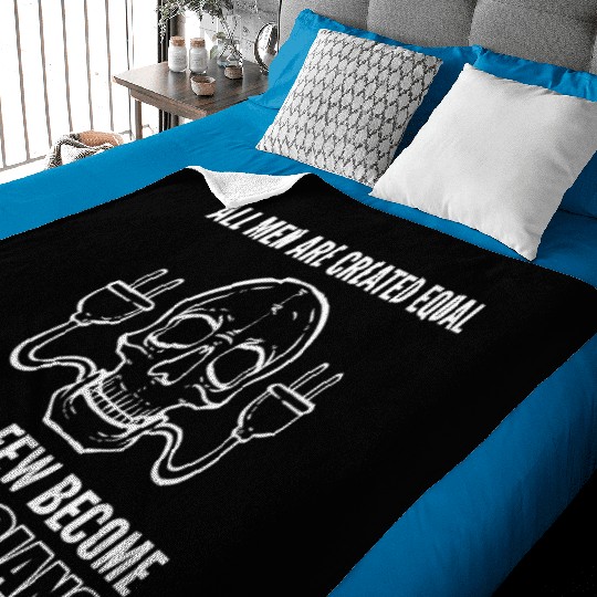 Created Equal Professional Lineman Gift Baby Blankets