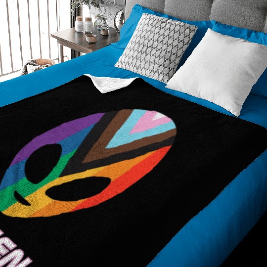 Gaylien aka Gay Alien Baby Blankets