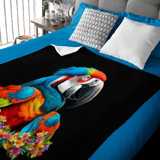 Beautiful Nature - Macaw 01 Baby Blankets