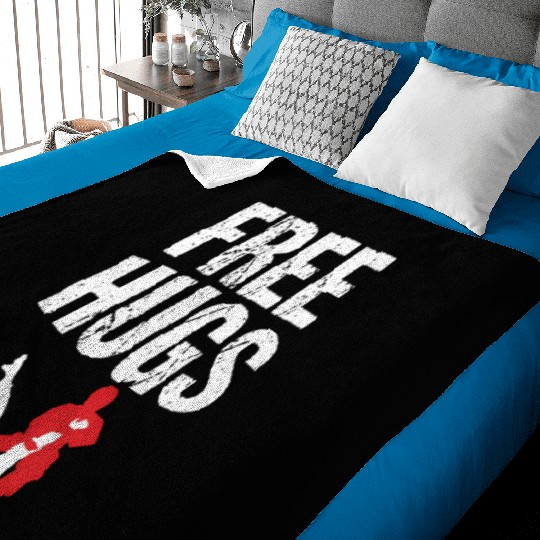 Free Hugs Jiu Jitsu Bjj Martial Baby Blankets