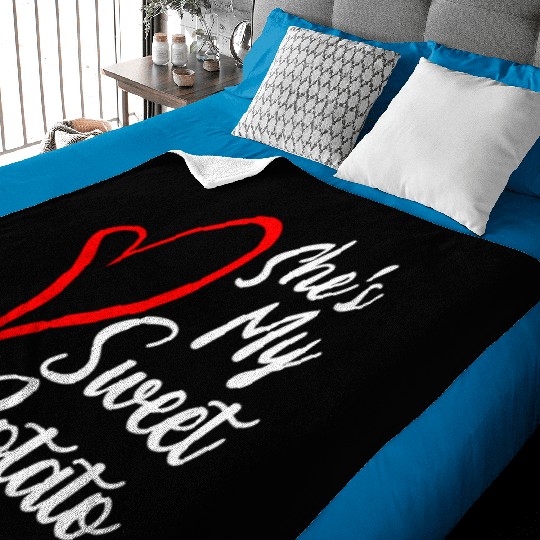 She s My Sweet Potato Baby Blankets