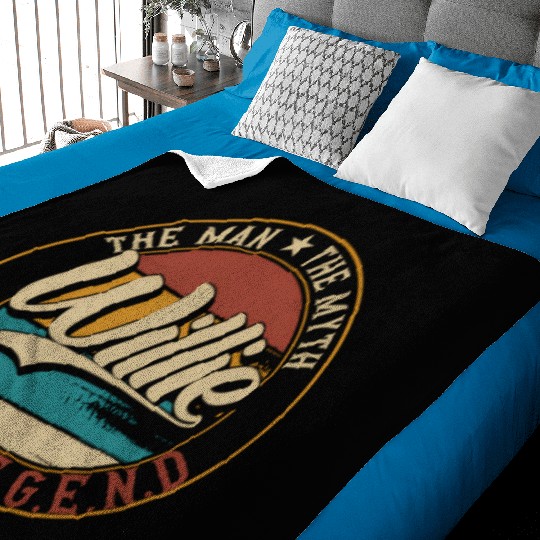 Willie The The Myth The Legend Baby Blankets