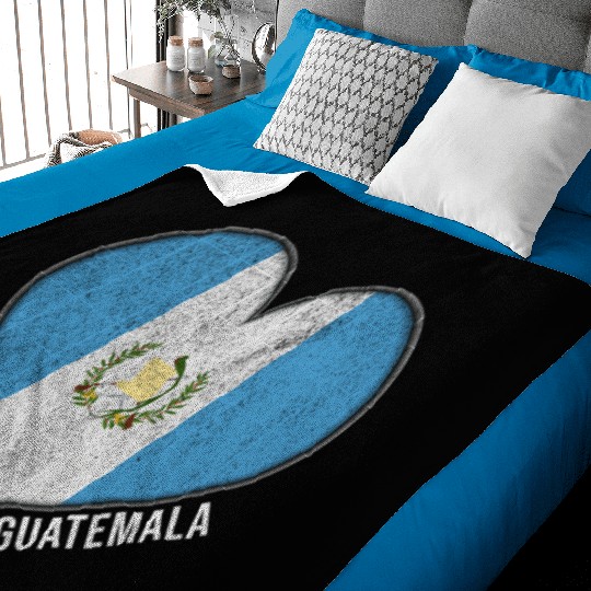 Guatemala Flag Baby Blankets