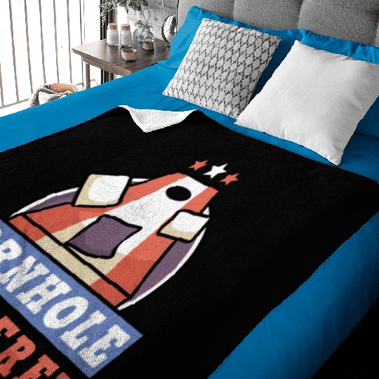 Cornhole Whisperer Bean Bag Lover Baby Blankets