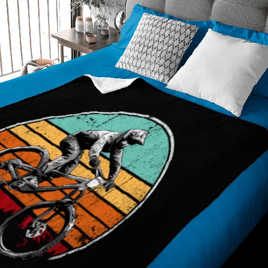 Mountain bike vintage Baby Blankets