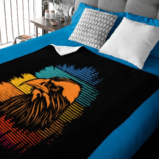 Falconry Bird Falcon Hunting Falconer Baby Blankets