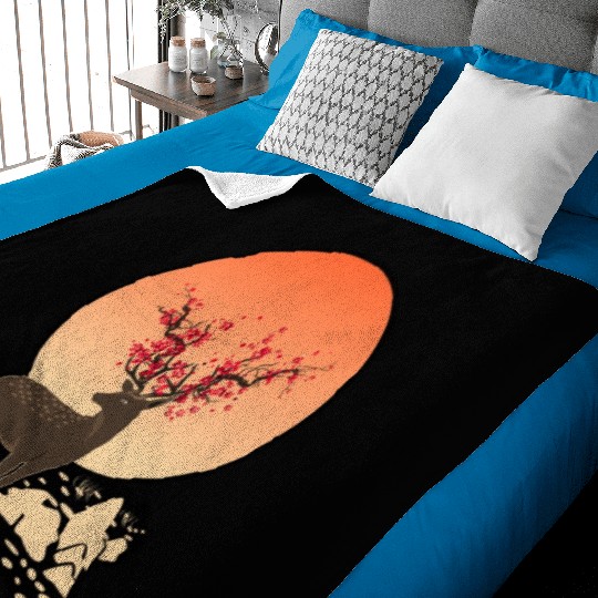 THE SACRED DEER | NATURE HOLY SPIRIT Baby Blankets