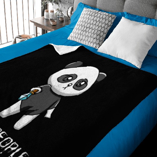 I Hate People Sarcastik Sayings From Panda Baby Blankets