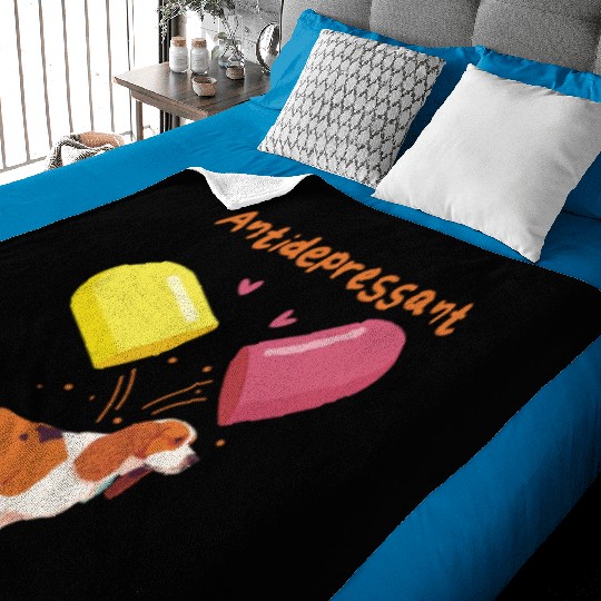 Antidepressant, Cavalier King Charles Spaniel Baby Blankets