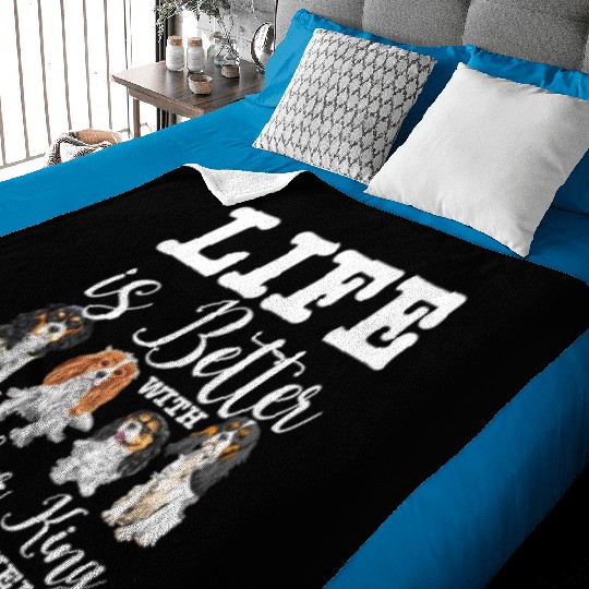 Life Is Better With Cavalier King Charles Spaniel Baby Blankets