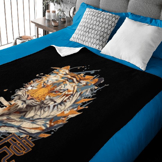 Tiger japanese Baby Blankets