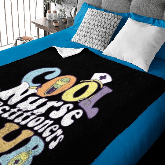 Cool Nurse Practitioners Club RN Registered Nurse Baby Blankets