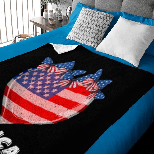 Patriotism Merica Pride US Patriots USA Fan Baby Blankets