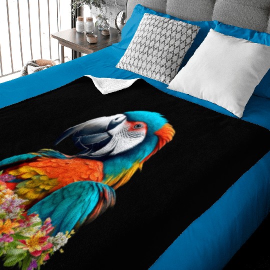 Beautiful Nature - Macaw 03 Baby Blankets