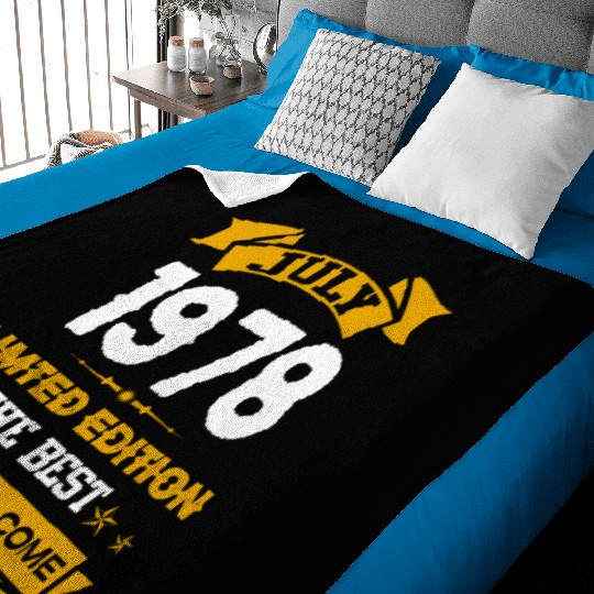 July 1978 Birthday Surprise Baby Blankets