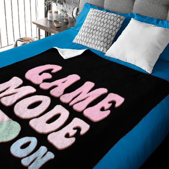 Game Mode On, Happy Game Day Baby Blankets