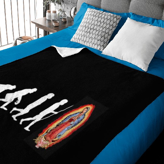 Our Lady Of Guadalupe Virgin Mary Baby Blankets