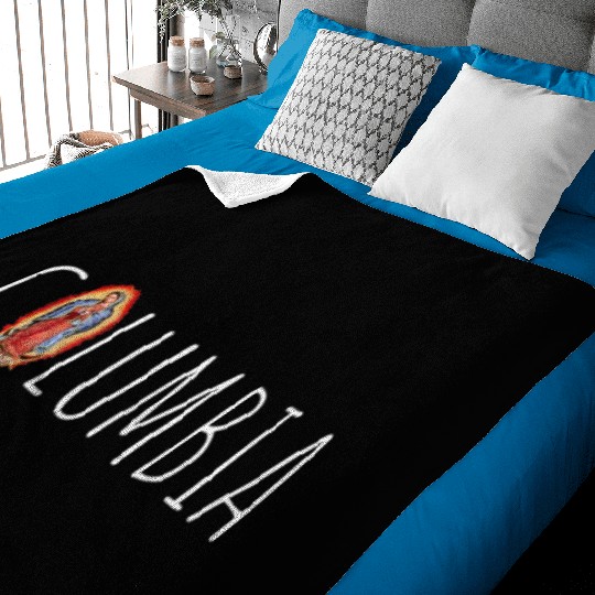 Our Lady Of Guadalupe Virgin Mary Baby Blankets