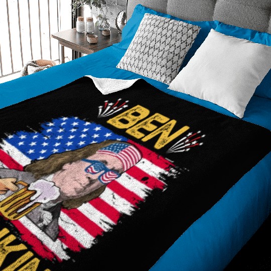Ben Drankin US President Independence Day Baby Blankets