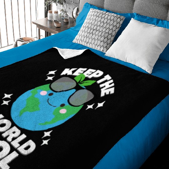 DESIGNKeep The World Cool 80s Baby Blankets