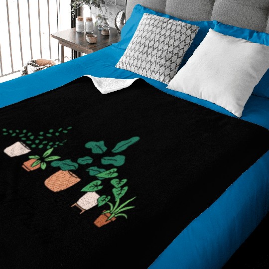 Plant Mom Baby Blankets