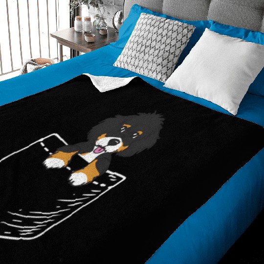 Bernedoodle Baby Blankets