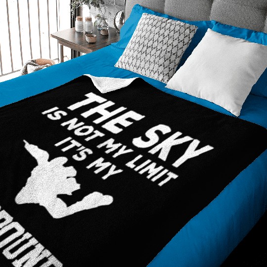 Sky Playground - Skydiver Skydiving Parachuting Baby Blankets