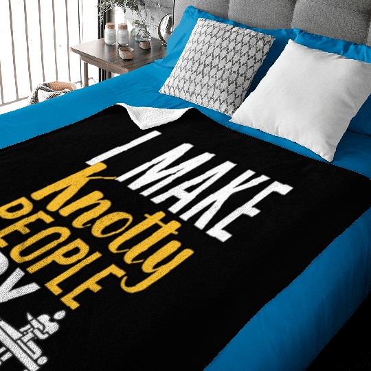 I make knotty people cry Baby Blankets