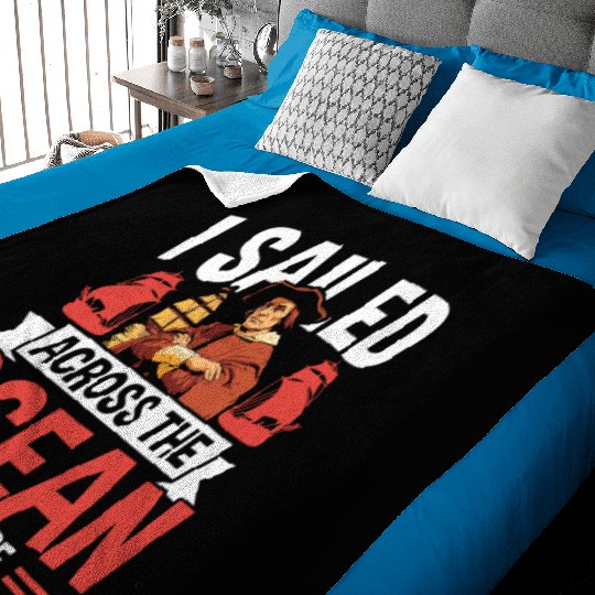 Christopher Columbus Italian American Columbus Day Baby Blankets