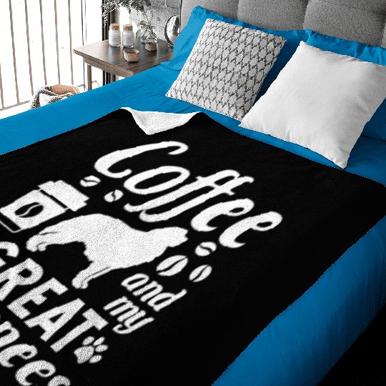 Coffee And My Great Pyrenees Baby Blankets