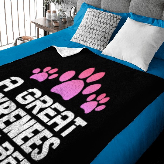 A Great Pyrenees Is My BFF Baby Blankets