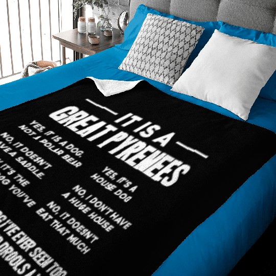 It Is A Great Pyrenees Baby Blankets