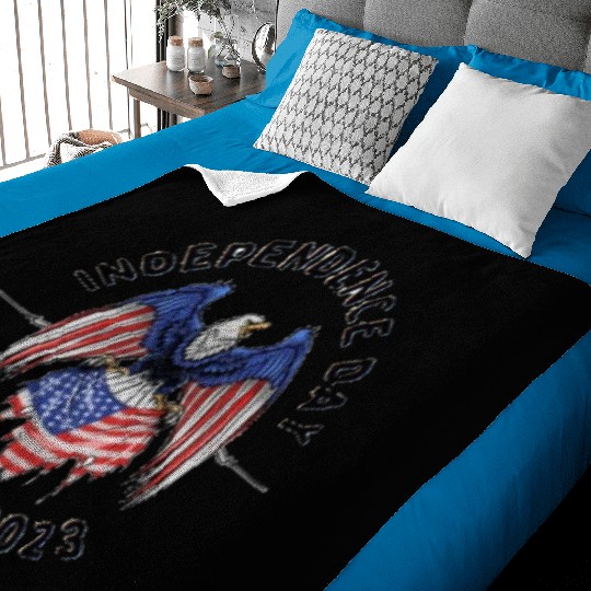 US INDEPENDENCE DAY Baby Blankets