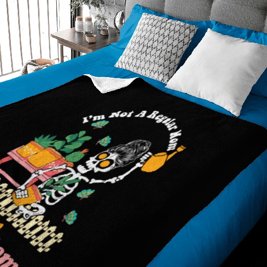 I m Not A Regular Mom I m A Plant Mom Baby Blankets