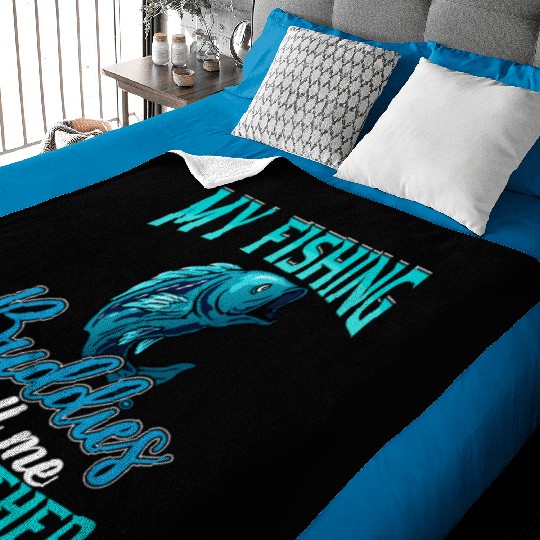 My Fishing Buddies Call Me Big Brother Baby Blankets