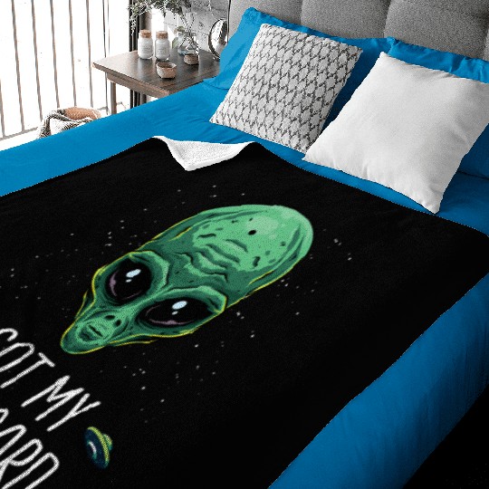Got My Green Card Legal Alien Ufo Immigration New Baby Blankets