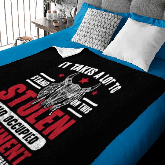 Aboriginal Indians Indigenous Native American Day Baby Blankets