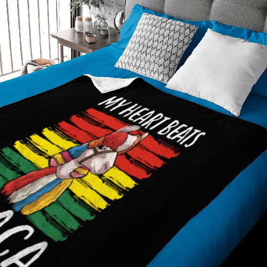 Bolivia Flag Bolivian Alpaca Lover Country South Baby Blankets