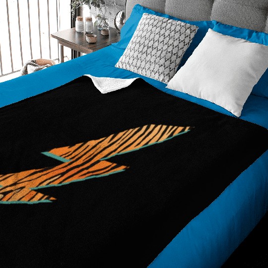 Tiger Stripes Lightning Animal Print Baby Blankets
